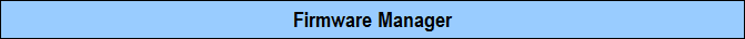 Firmware Manager