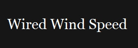 Wired Wind Speed 