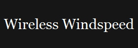 Wireless Windspeed