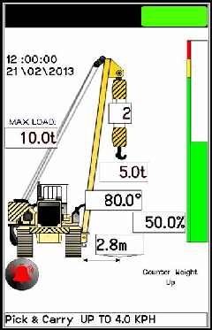 TS7000 Screen View - Pipelayer